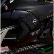 R&G Racing Boot Guard 3-Piece (2 on left swingarm + 1 on exhaust shield) for Kawasaki H2 SX '16-'22
